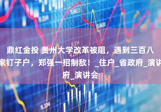 鼎红金投 贵州大学改革被阻，遇到三百八十家钉子户，郑强一招制敌！_住户_省政府_演讲会
