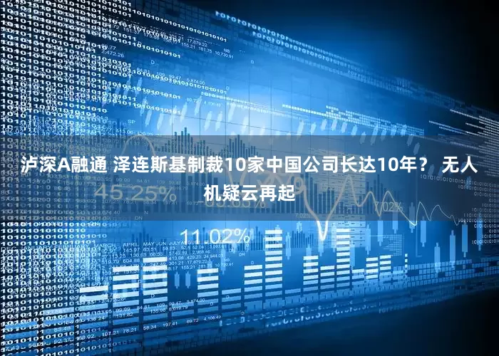 泸深A融通 泽连斯基制裁10家中国公司长达10年？ 无人机疑云再起