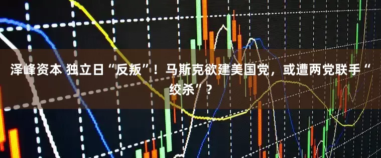 泽峰资本 独立日“反叛”！马斯克欲建美国党，或遭两党联手“绞杀”？